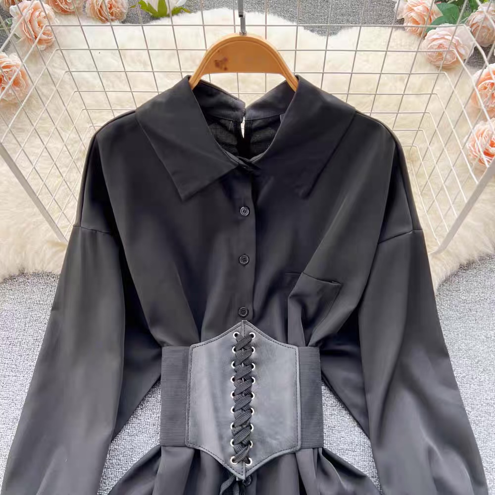 Staying pretty shirt dress SDZZ594 image