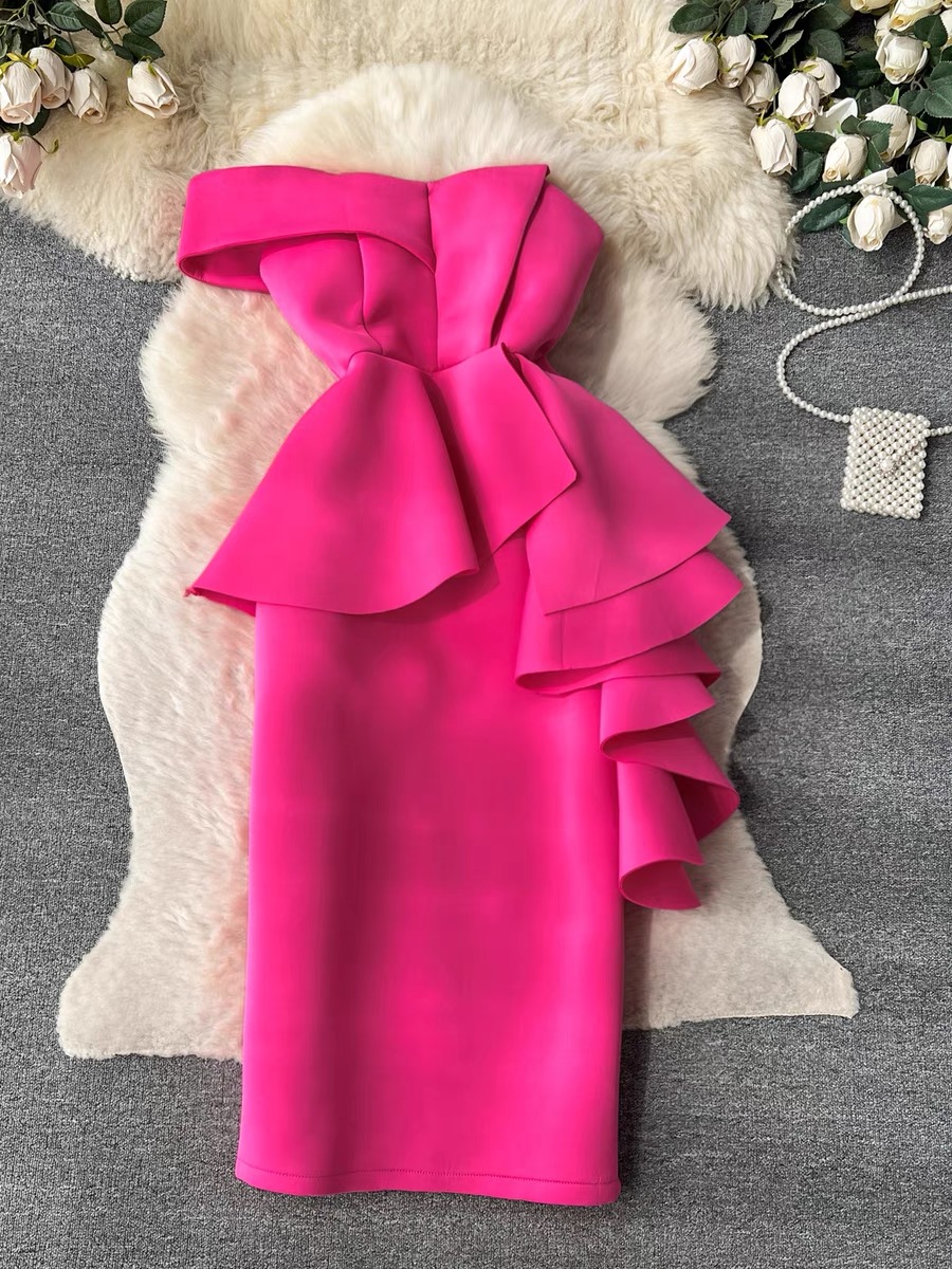 Maya ruffle dress EBC65 image