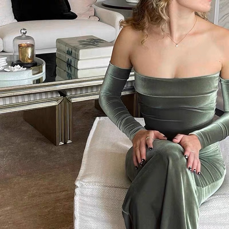 You not my baby velvet bodycon image