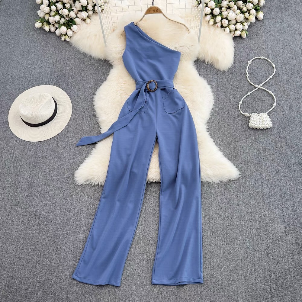 Bring the drama Capri short jumpsuit JRZZ467 images