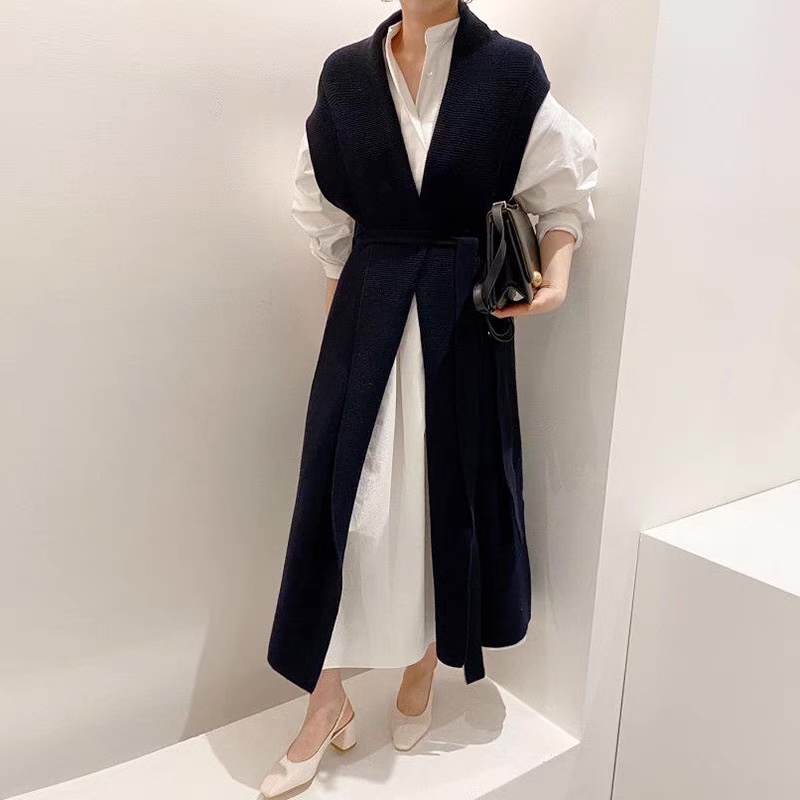 Work formal shirt dress & sweater SDZZ680 image