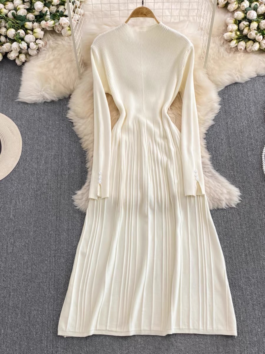 Talk less knitted dress KD202