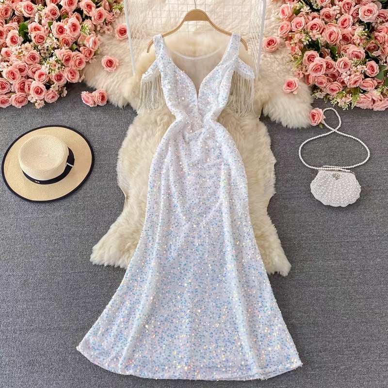 Vibing vintage shimmer shine dress EVD3 image