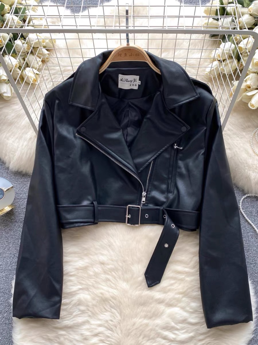 Electrifying vibe leather jacket LJ108 image