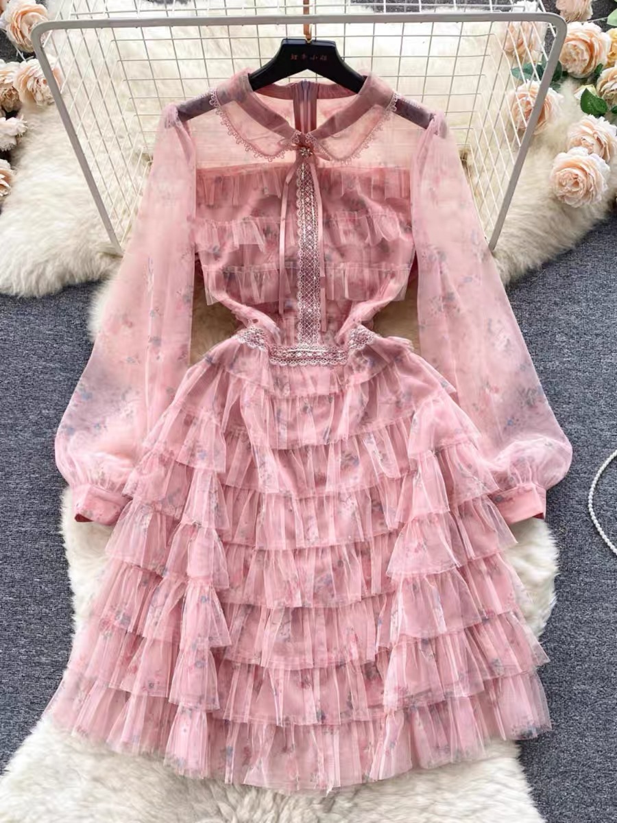 Baddie alert tulle dress FD334 image