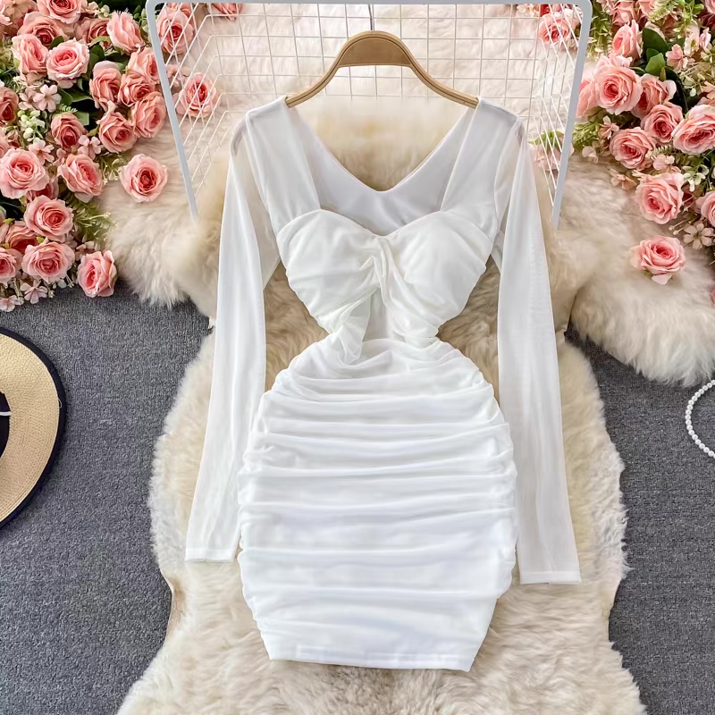 Oh baby ruched gown CBC61 image