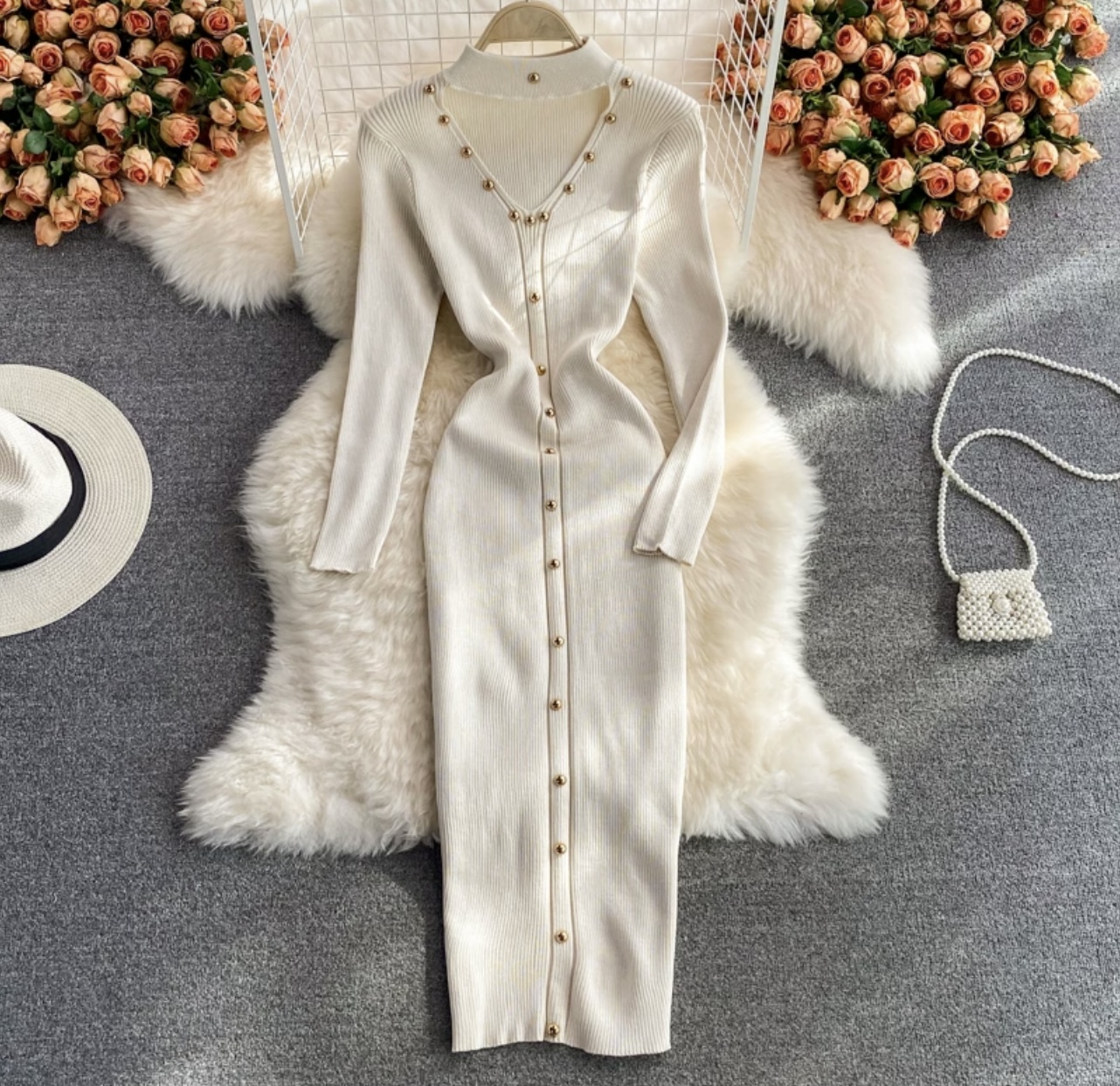 Body language sweater dress KBC25 image