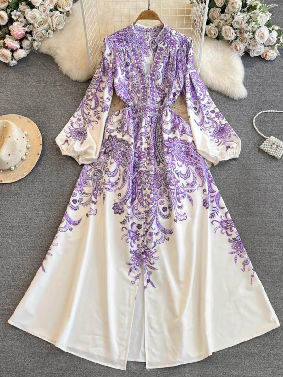 Push the boundaries print dress ED148 image