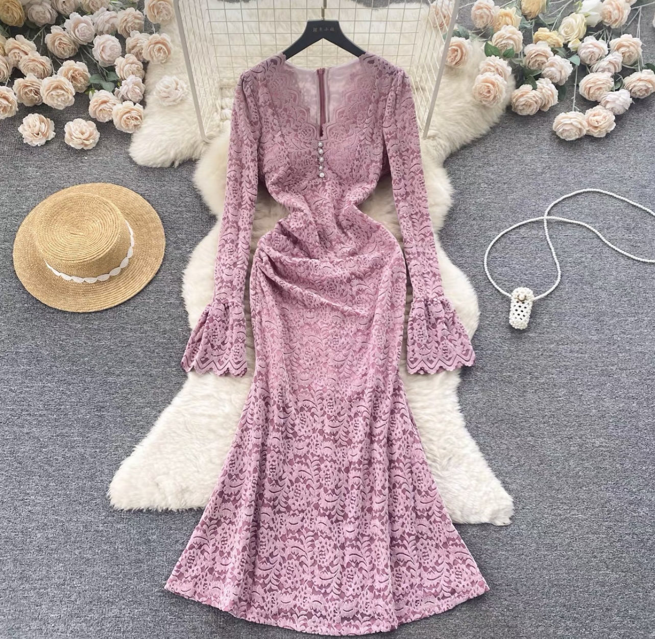 Nashville rodeo lace dress FBC104 image