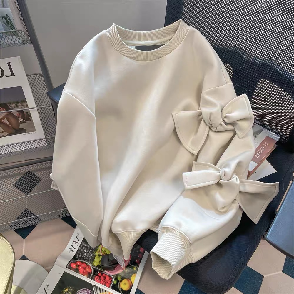 Favorite statement bow sweatshirt SSZZ697 image