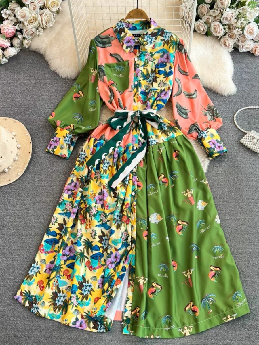 Nadine floral dress ED142 image