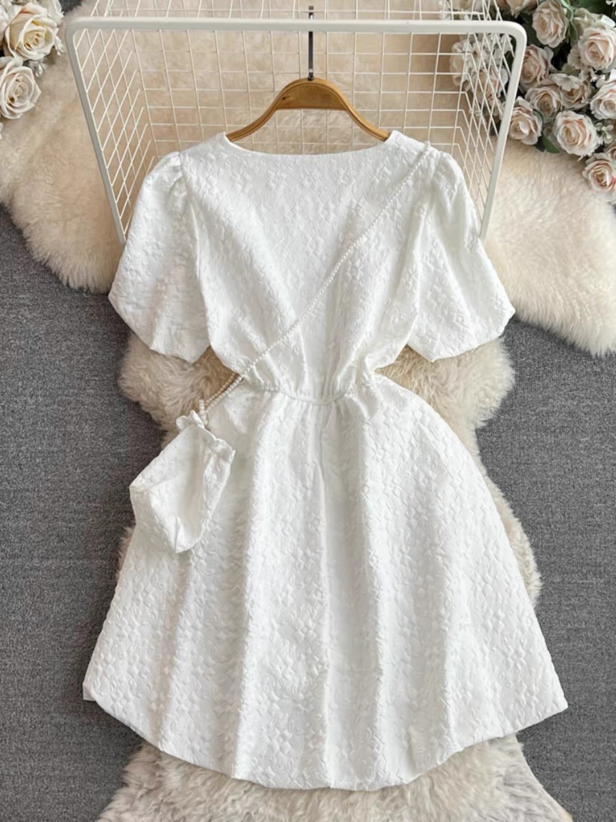 Over the hills ruched dress & purse CD733 image