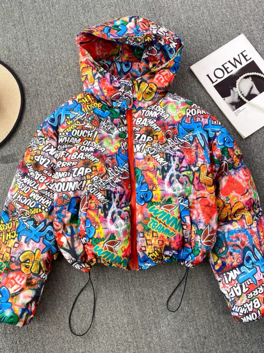 Western stand puffer jacket PJ113