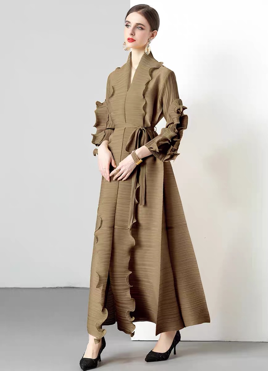 Curving you ruffle dress EVD47 image