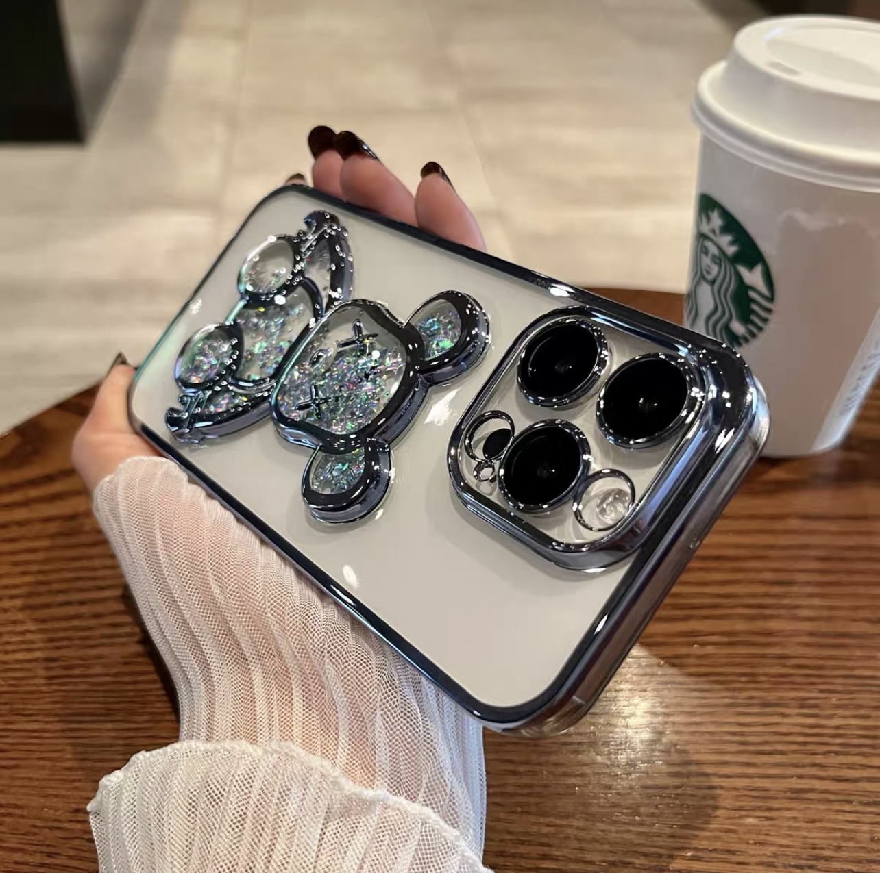 KAWS glitter phone case AC154 image