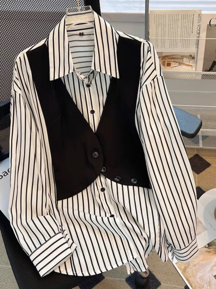 Full babe vip stripes shirt SDZZ910 image