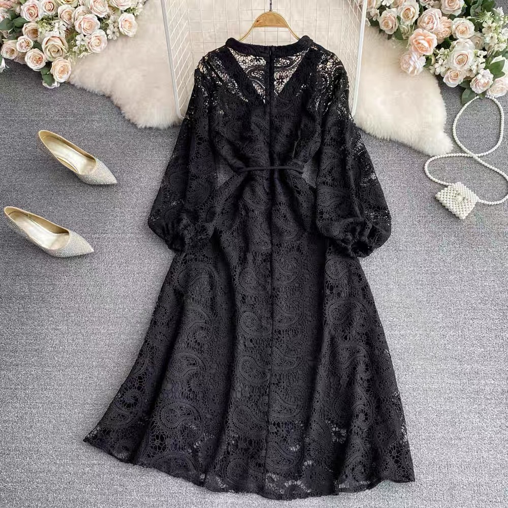 Top princess lace dress and camisole FD279 image