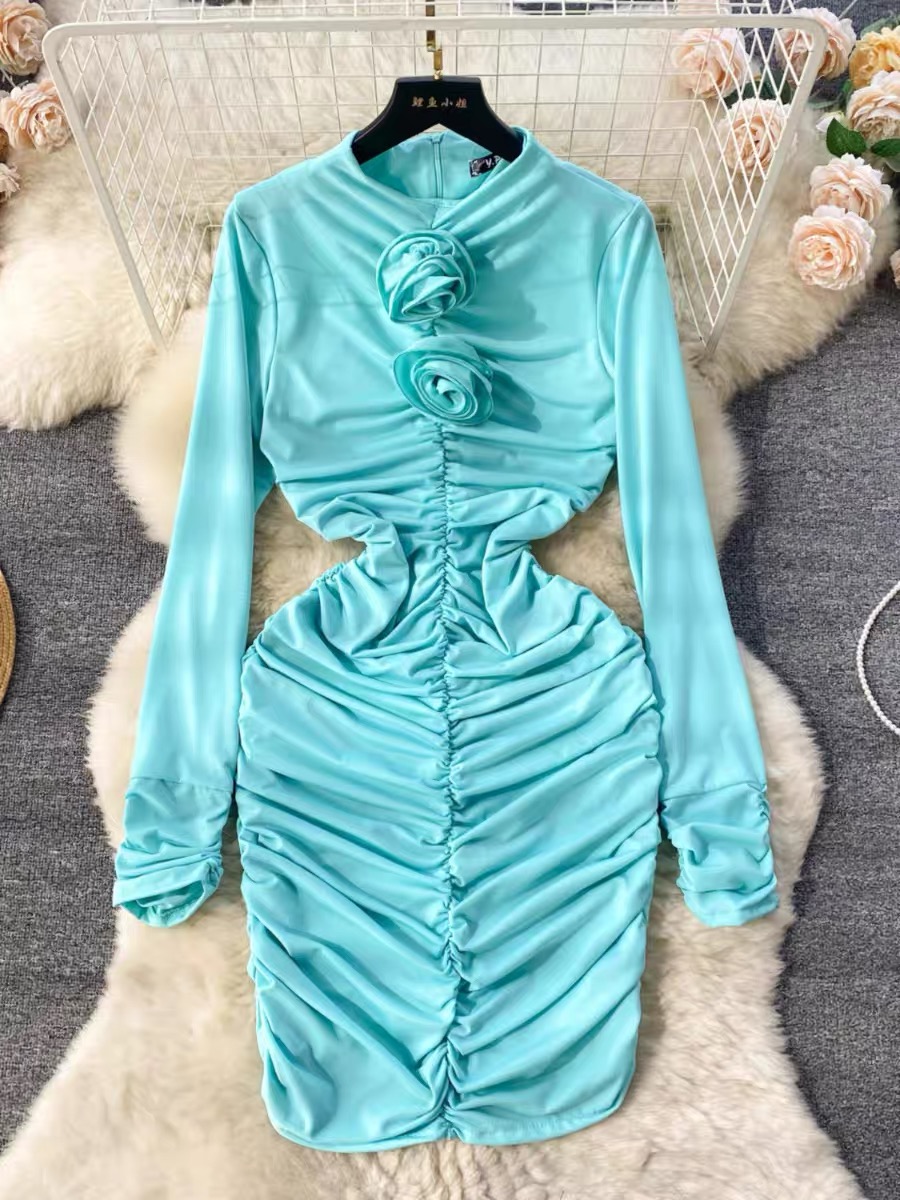 Certified baddie ribbed dress CBC288 image