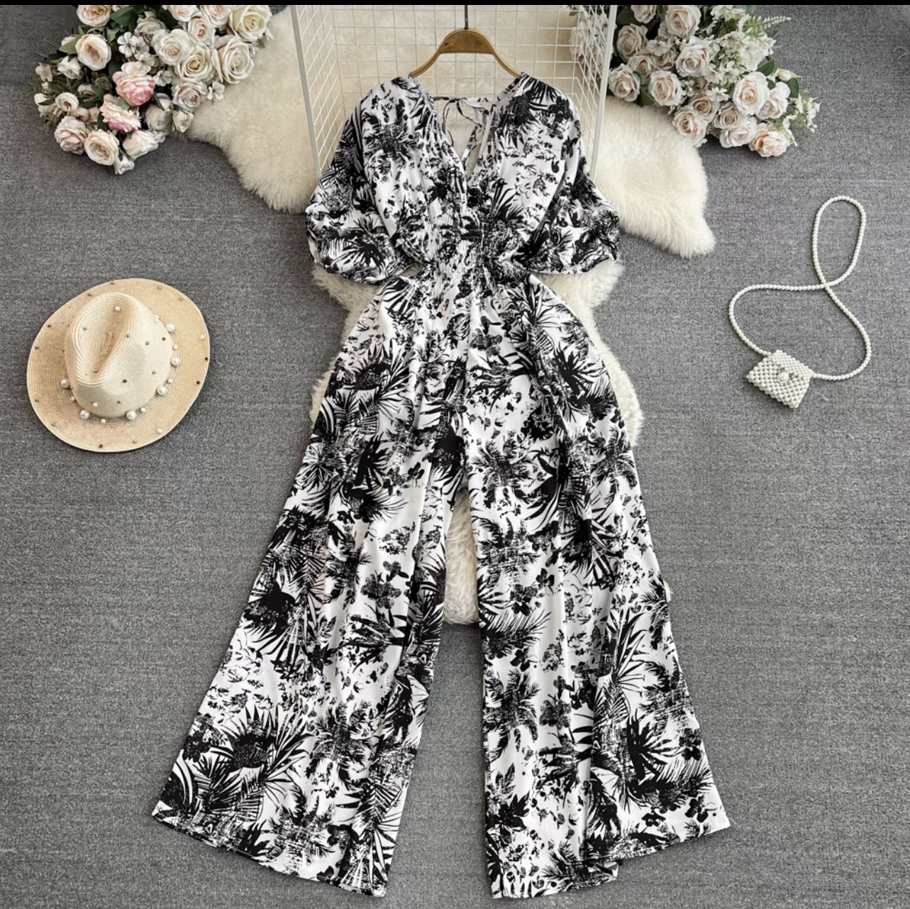 Nights like this print jumpsuit JRZZ626 images