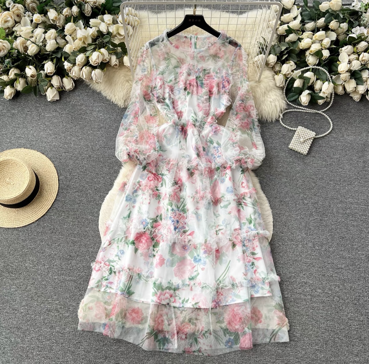 Eternal love floral dress CD490 image