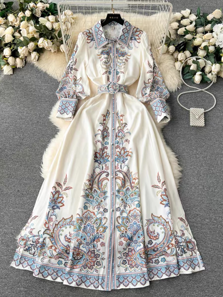 Fun night out print dress ED189 image