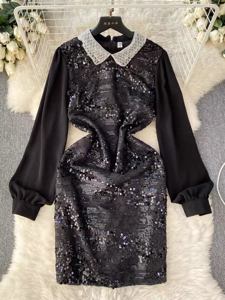 See you later sequin dress FBC111