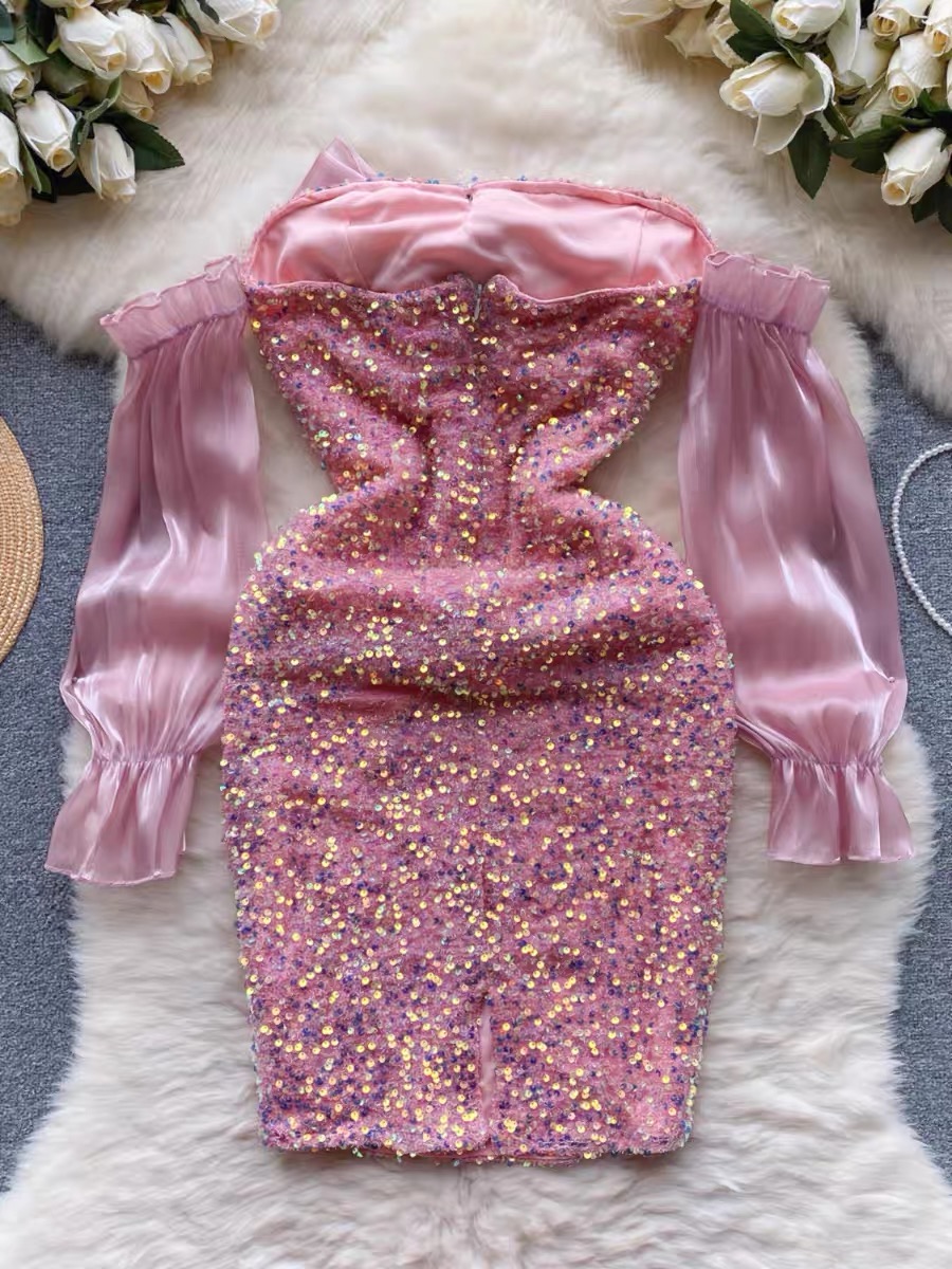 Mad about me sequin dress EBC127 image