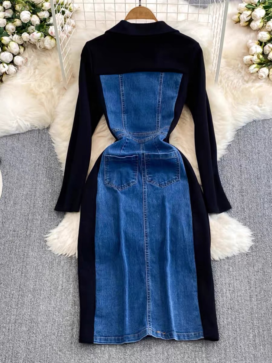 Gimme some love denim dress DBC11 image