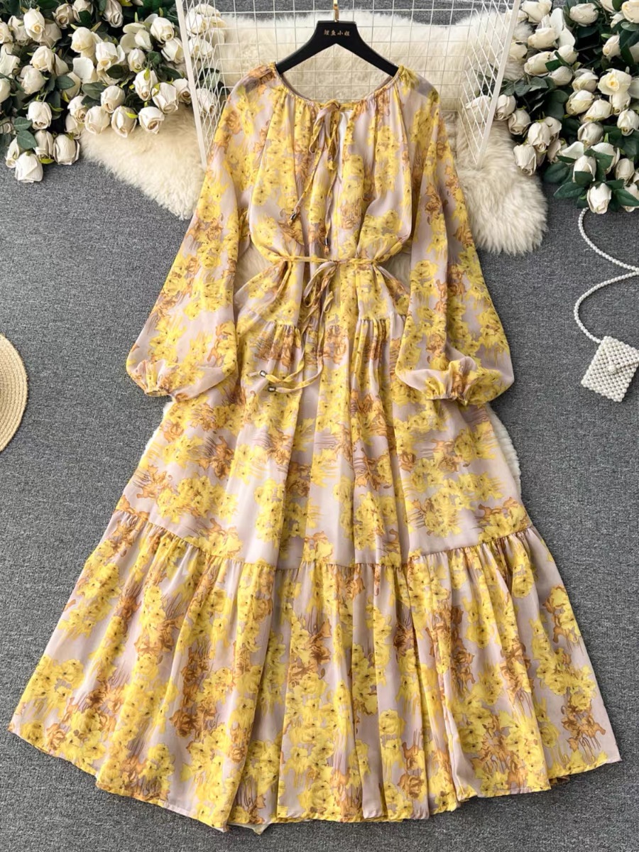 Living the life colorful dress CD362 image