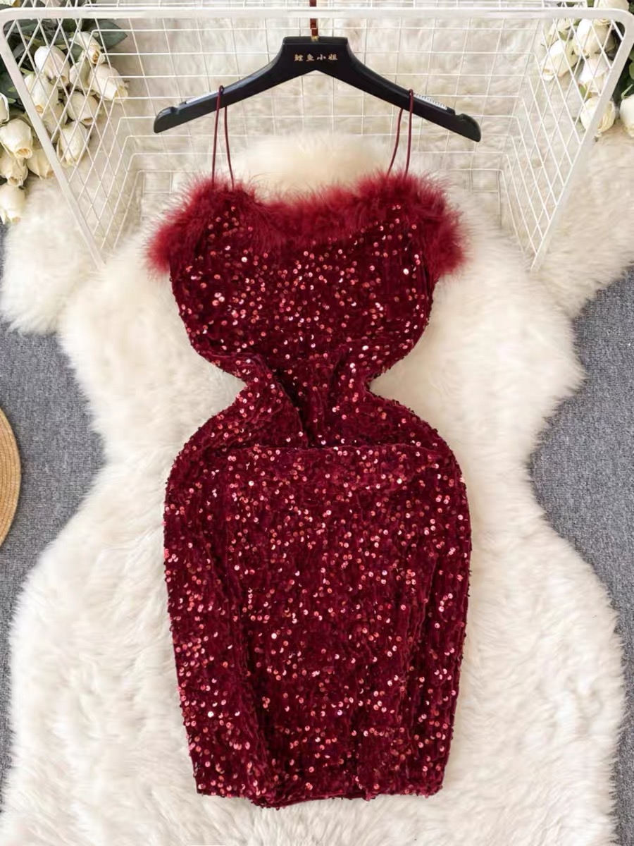 Proper attire sequin dress EBC97 image