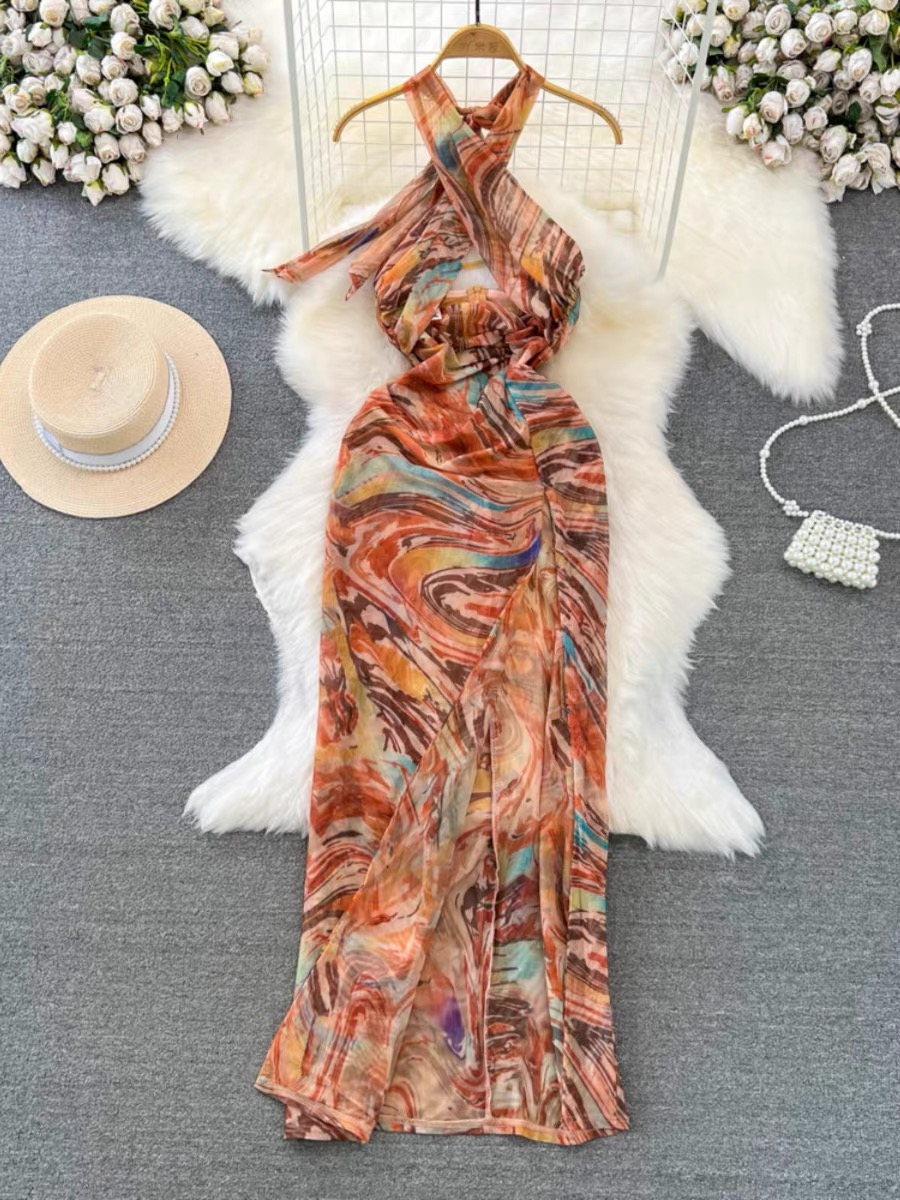 Classy as ever halter dress CBC359 image