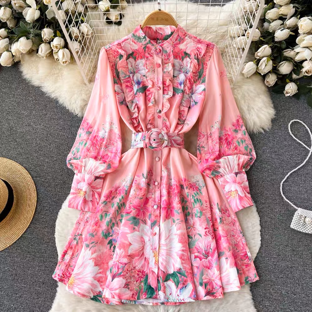 Living fantasy floral midi dress ED54 image