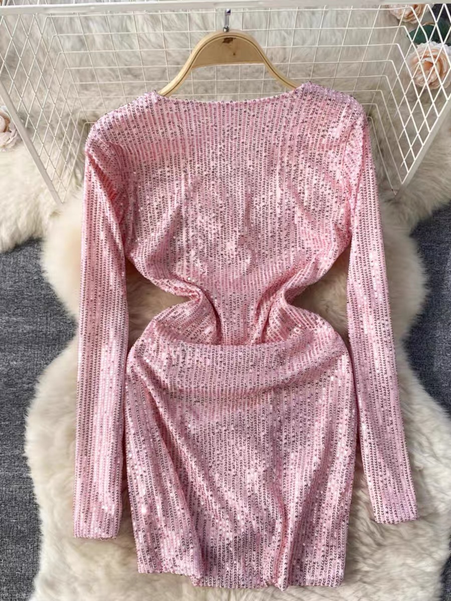 Walk around town sequin dress EBC131 image