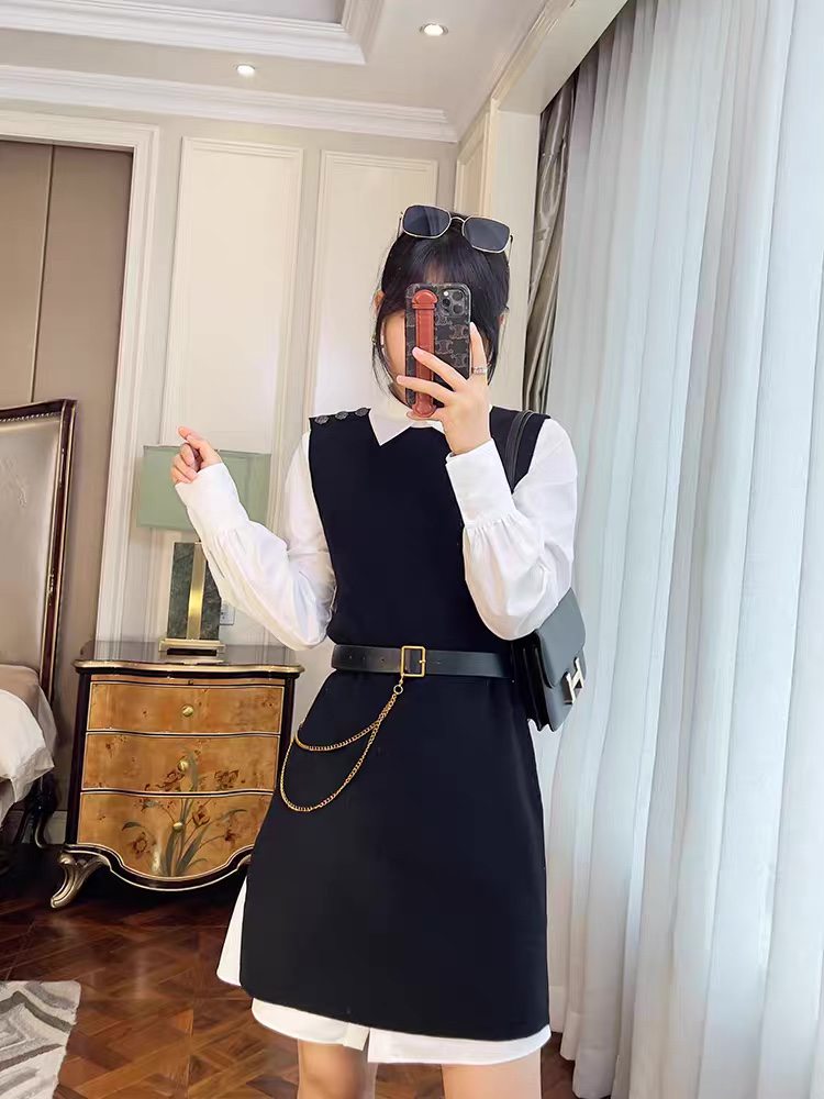 Show me the diamonds shirt dress set SDZZ483 images