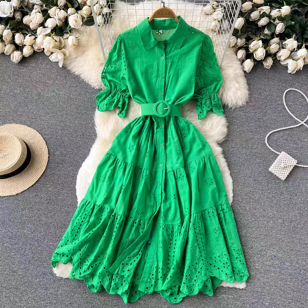 Mingle sensation lace dress & belt FD43 image