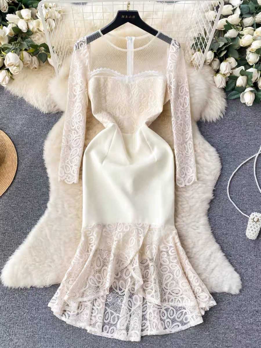 Valeria Greek beauty lace dress FD383 image