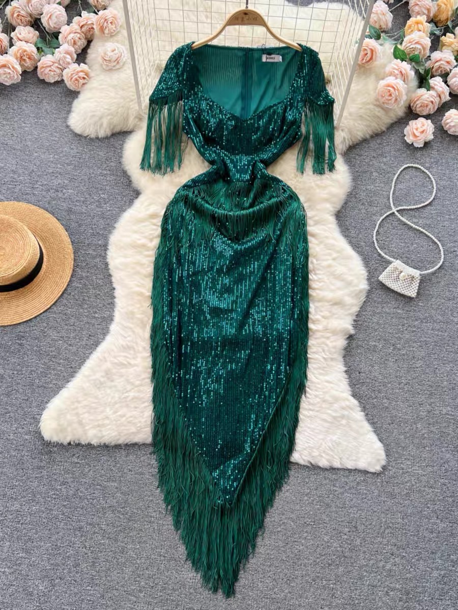 Off limits fringe sequin dress EBC46 image