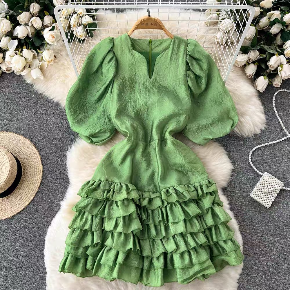 111 angel ruffle dress FD67 image