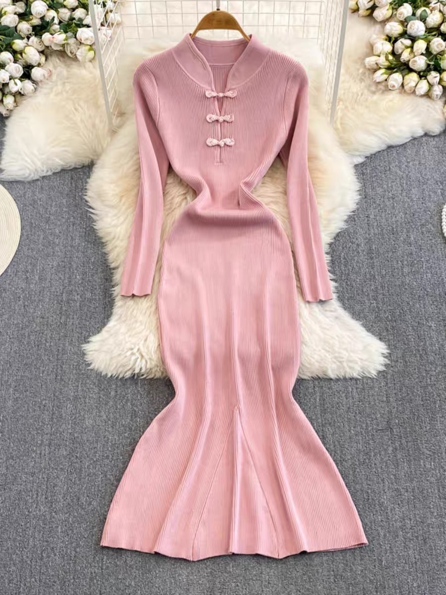 Business essential knitted dress KD192