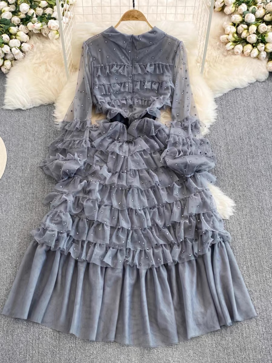 Fearless tour ruffle dress FD467 image