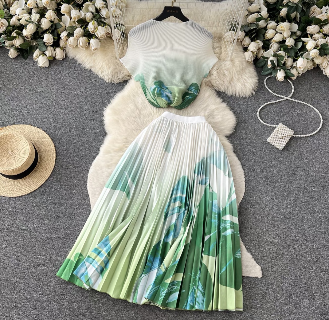 Look this way miyaki top & skirt TPZZ2175 image