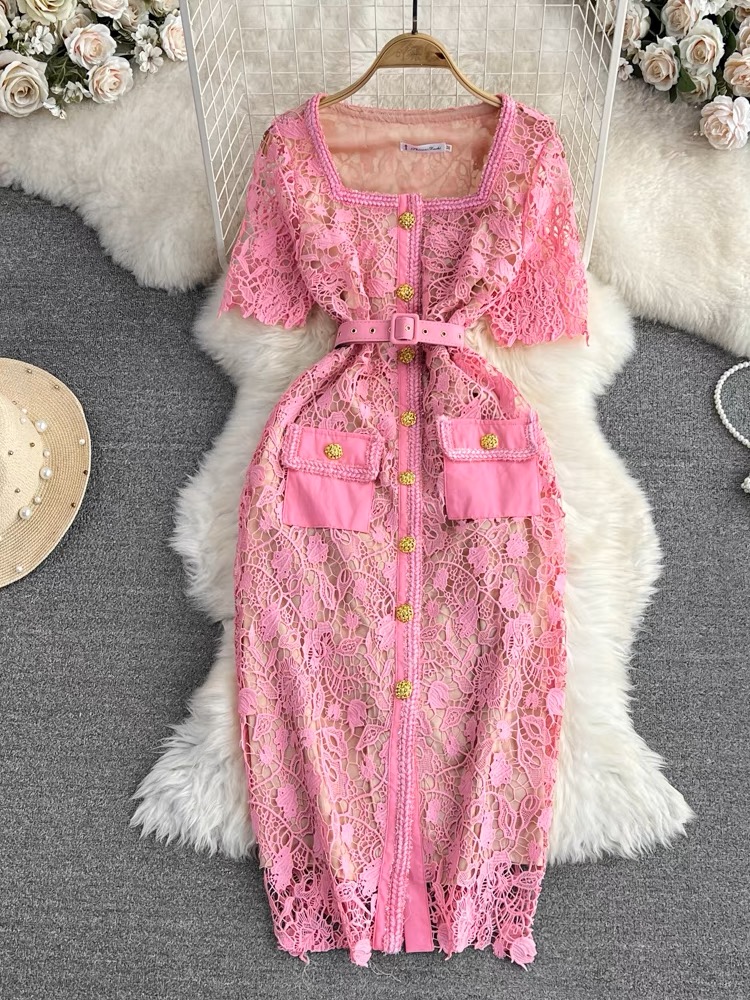 Classic but fierce lace dress FBC30 image