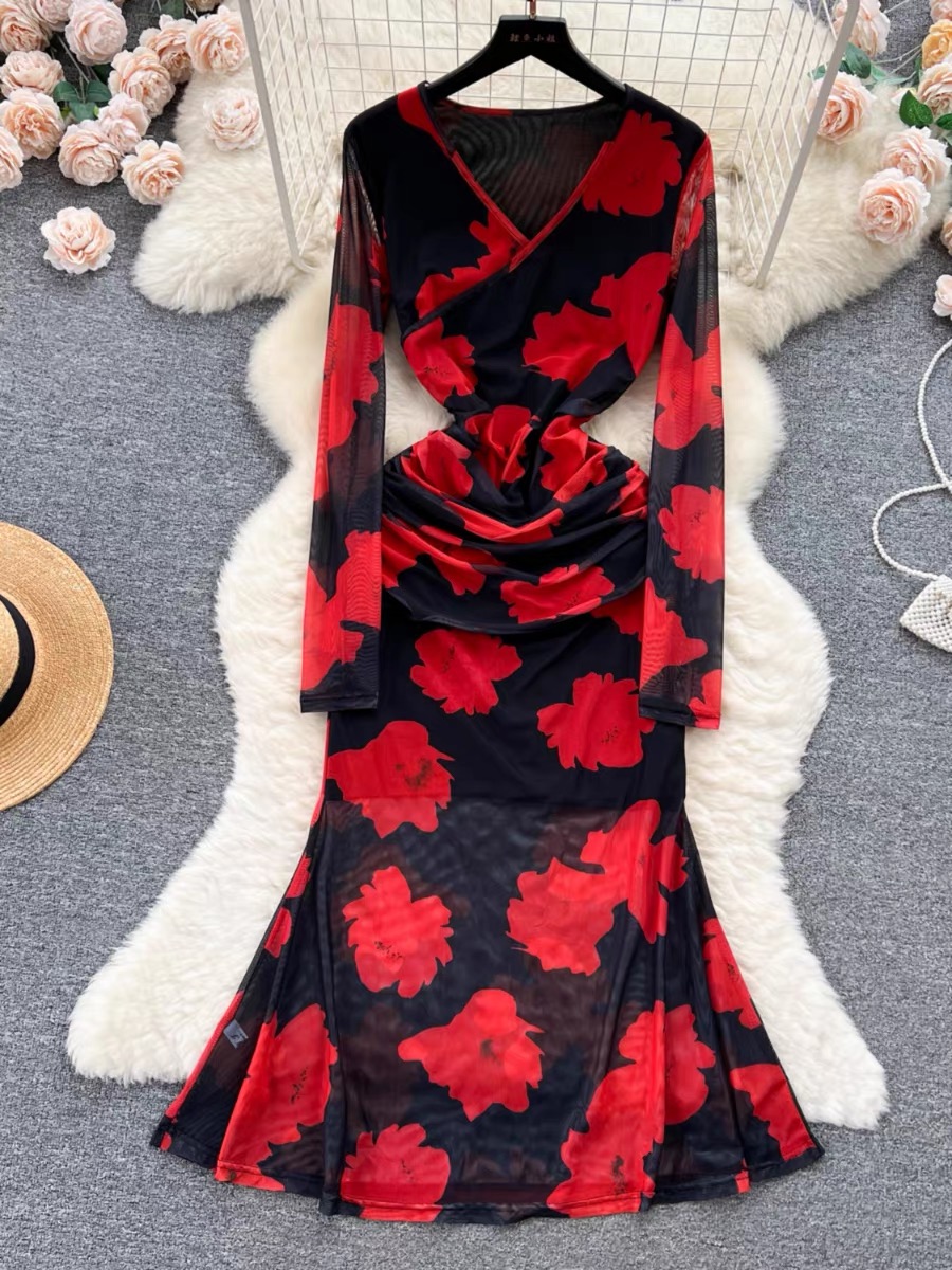 Love my attitude floral gown CBC172 image