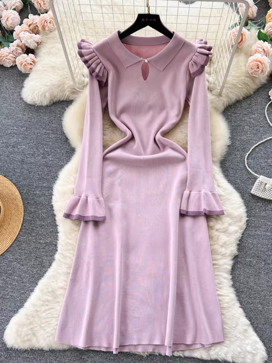 A cozy night sweat dress KD155