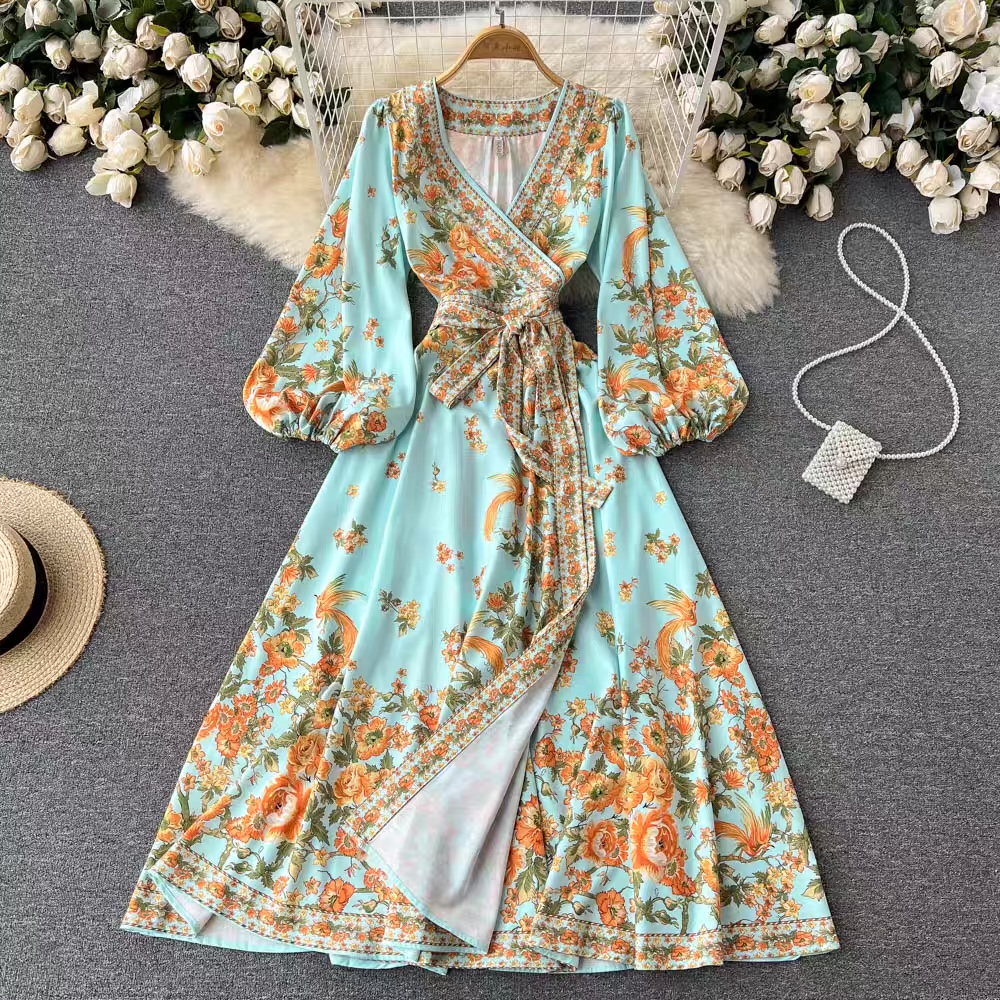 Living my own fantasy print dress ED5 image