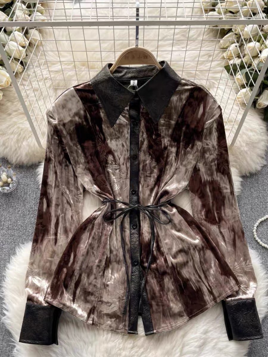 Adriana velvet blouse BE266 image