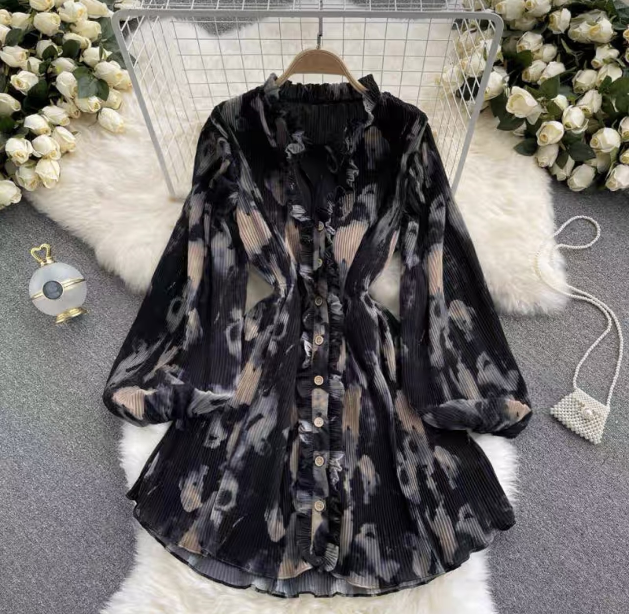 The dream girl ruffle dress CD110 image