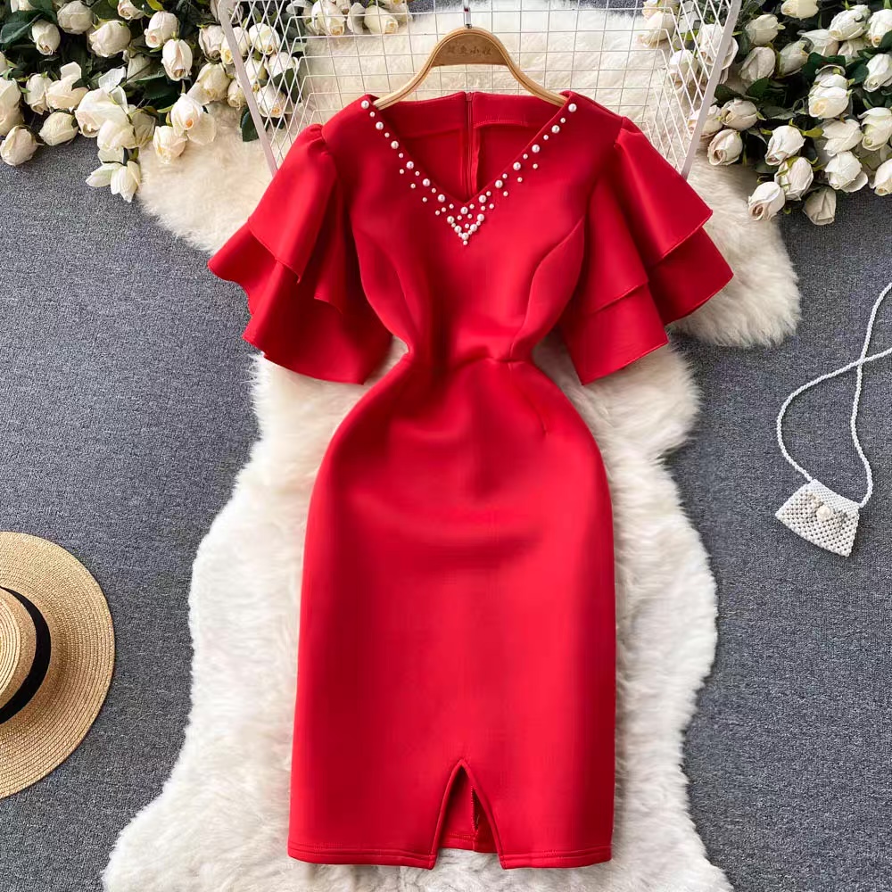 Bridesmaid duties pearls gown EBC5 image