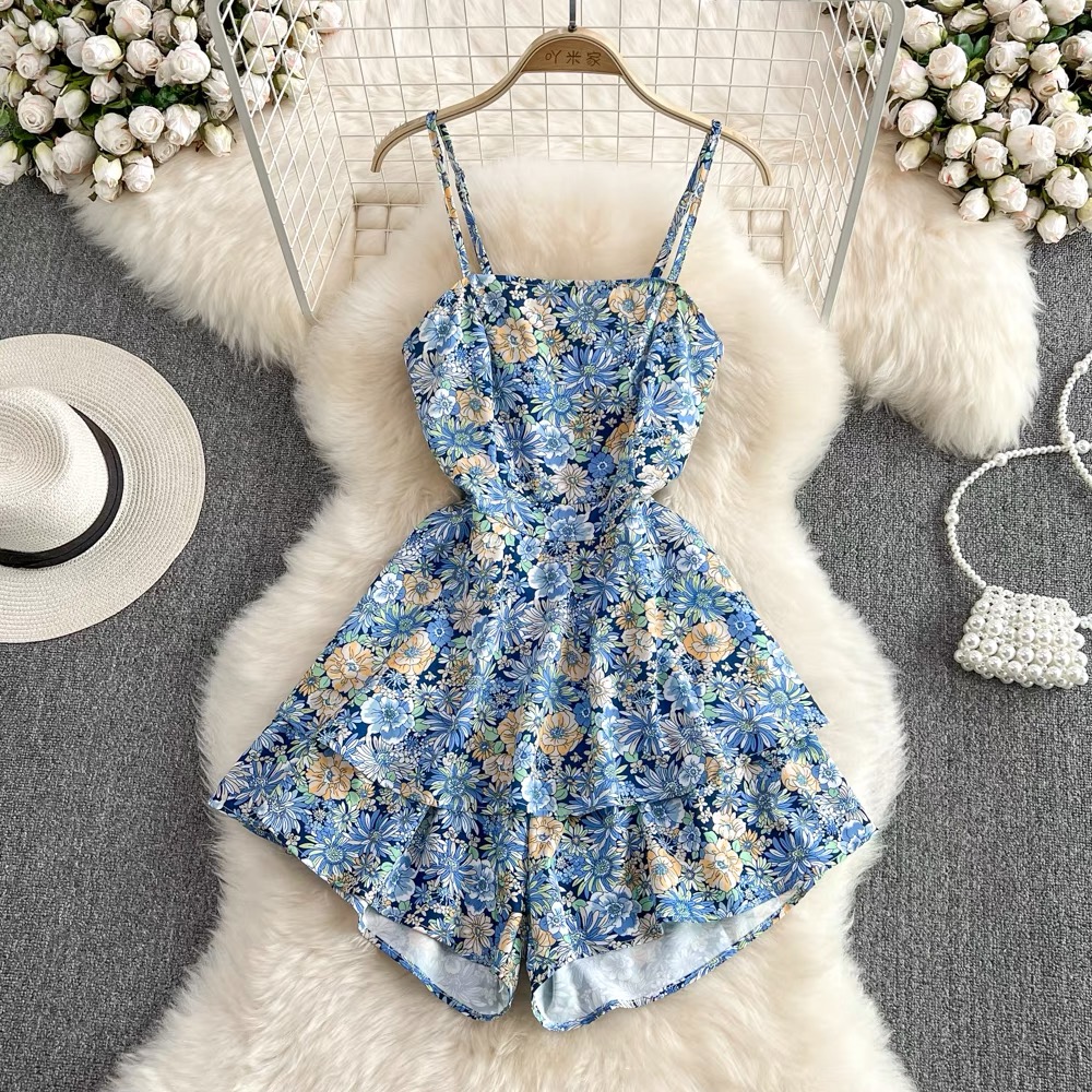 Cancel your plans floral romper JRZZ487 image