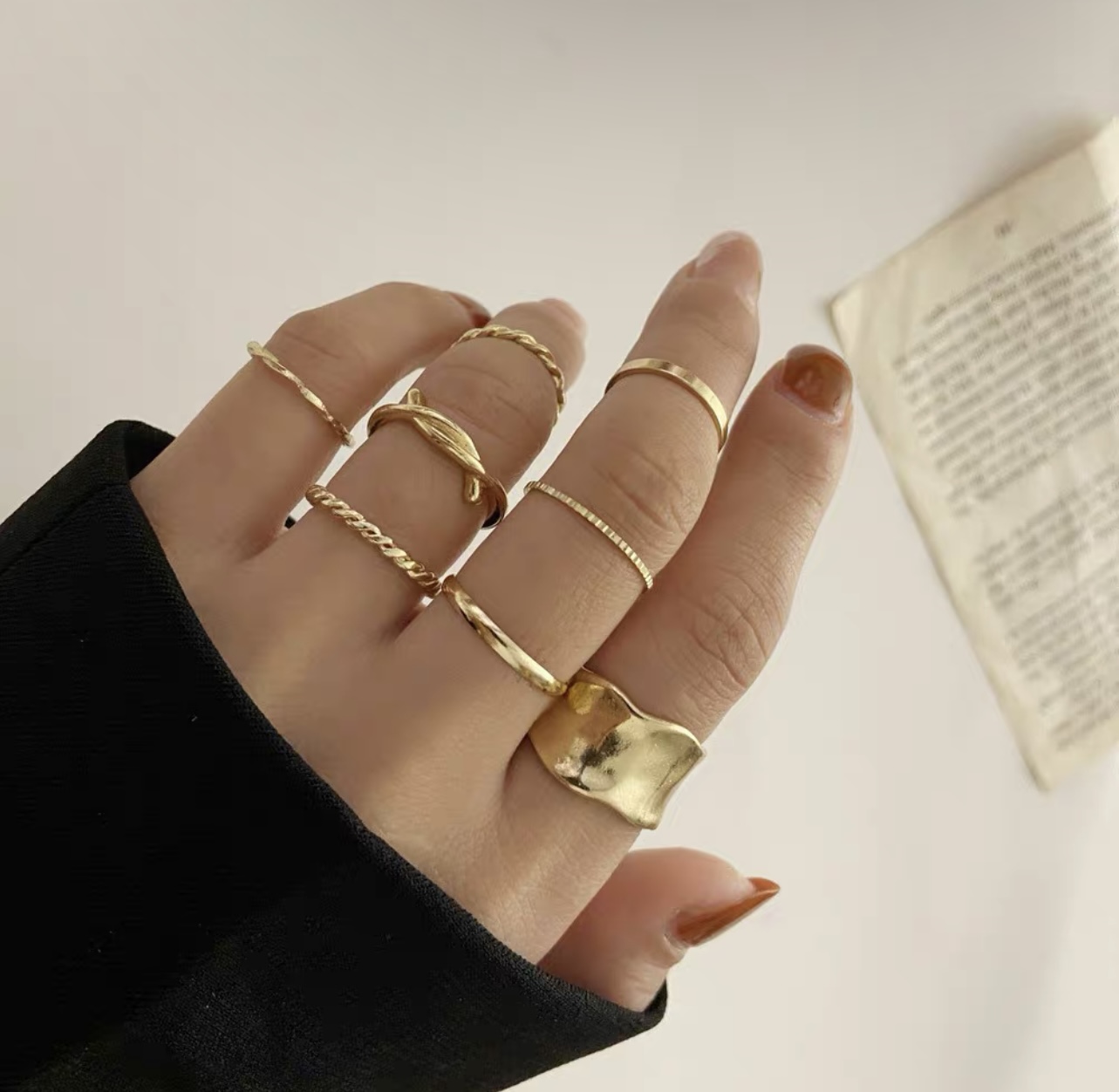 Luxury babe knuckle rings JW168 image